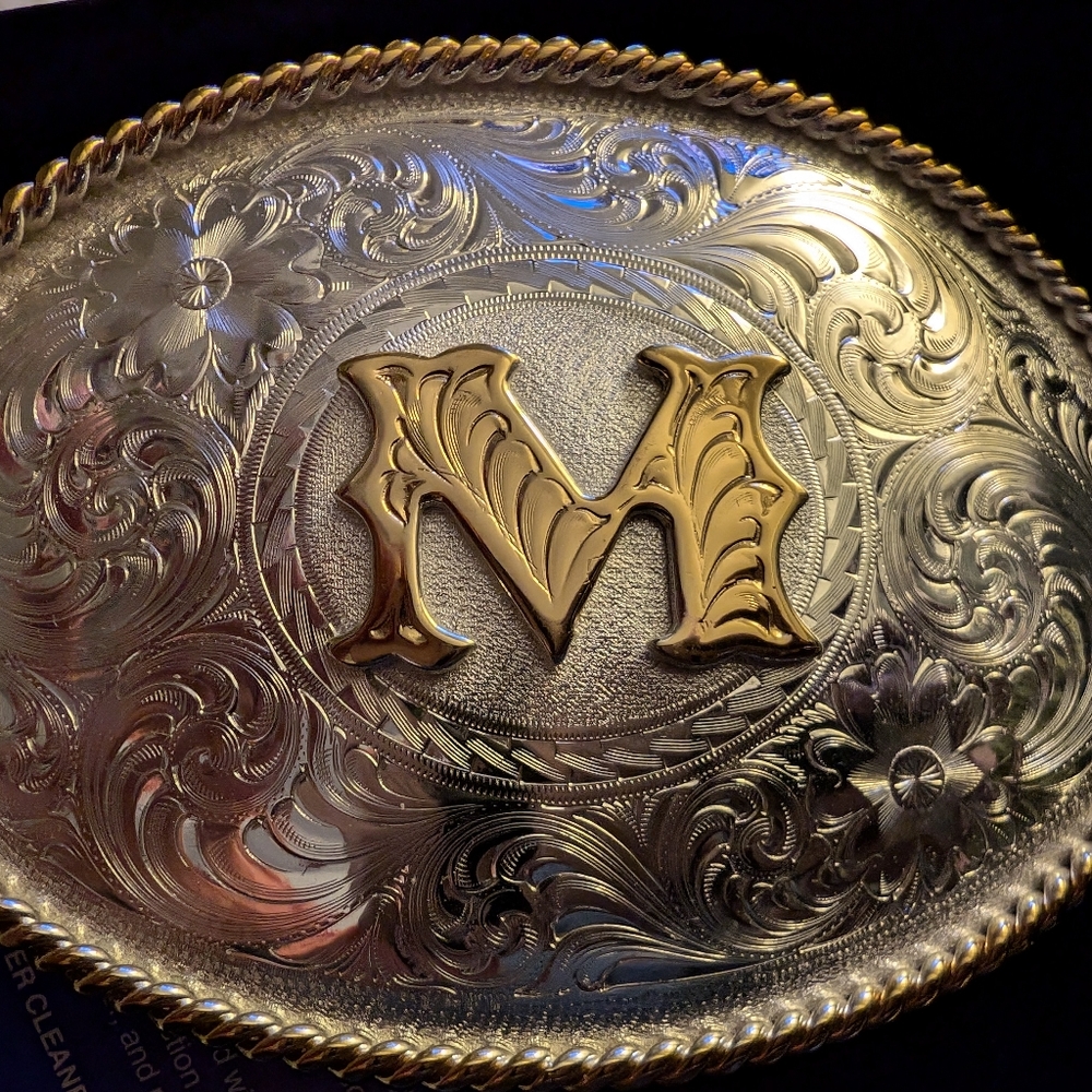 Montana Silversmith initial "M" Buckle